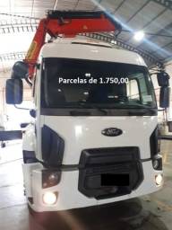 Título do anúncio: Ford Cargo 2429 2017 Munck Palfinger  Entrada mais Parcelas c/ Serviço em Campo Grande-MS 