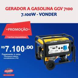Título do anúncio: Gerador à Gasolina 7100W GGV 7100 110/220V Vonder 