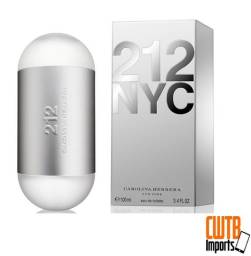 Título do anúncio: Perfume Carolina Herrera 212 NYC Edt - Feminino 100 ML - Produto Novo - Loja Física
