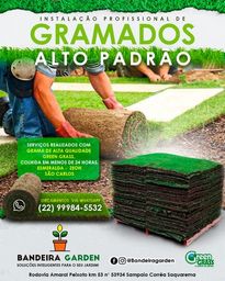 Título do anúncio: Plantio instalação Grama esmeralda zeon são carlos (Direto da fazenda)