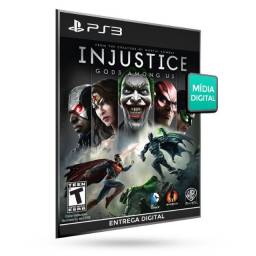 Título do anúncio: Injustice Gods Among Us Dublado Game PS3 Original P/ Video Game Bloqueado