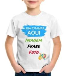 Título do anúncio: Camiseta Infantil Estampa Personalizada www.versatilstores.com.br