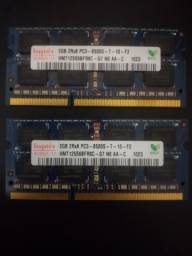 Título do anúncio: Memoria Ram DDR3 notebook 4gb (2x2gb)