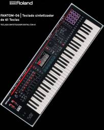 Título do anúncio: Roland Fantom -06 ,teclado sintetizador  de 61 teclas 