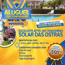 Título do anúncio: APROVEITE SUAS FÉRIAS EM SALINAS no Condomínio Solar das Ostras!!!