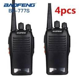 Título do anúncio: Kit 4 Rádios Comunicador Walk Talk Baofeng Bf-777s + Fone