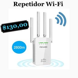 Título do anúncio: Repetidor Wifi e Roteador 4 Antenas Pix-link - Novo