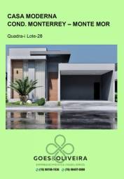 Título do anúncio: Linda Casa Térrea Moderna 3 Dorms. 1 Suíte Master C/ Closet - Condomínio Monterrey Monte M