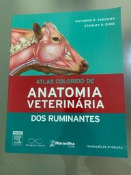 Título do anúncio: Livro Atlas Colorido de Anatomia Veterinária dos Ruminantes