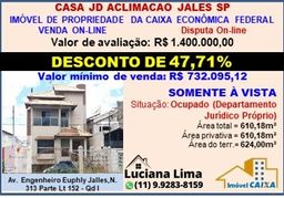 Título do anúncio: CASA JD ACLIMACAO JALES SP (DESCONTO DE 45%)