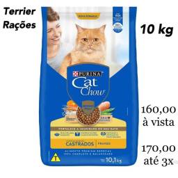 Título do anúncio: Ração Cat Chow FRANGO Gatos CASTRADOS 10 kg