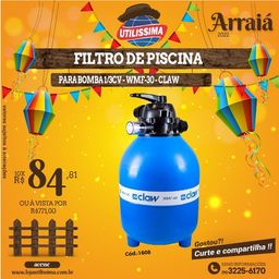 Título do anúncio: Filtro de Piscina para Bomba 1/3 cv - Entrega grátis