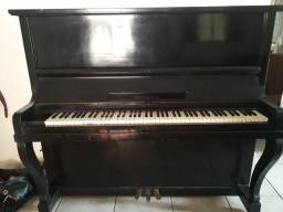 Título do anúncio: Piano Albert Schomolls preto, muito conservado