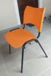 Título do anúncio: Cadeira Iso Escritorio Plastico Colorido(não entrego)