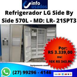 Título do anúncio: Refrigerador LG Side By Side 570L