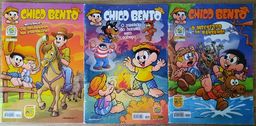 Título do anúncio: Gibi Chico Bento kit 3 volumes