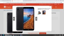 Título do anúncio:  Vendo Smartphone Xiaomi Redmi 7A 32GB