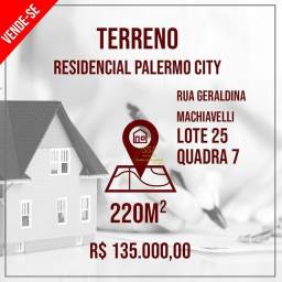 Título do anúncio: Terreno à venda, 220 m² por R$ 135.000 - Residencial Palermo City - Franca/SP