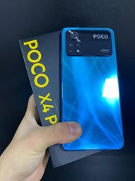 Título do anúncio: Poco X4 Pro Azul sem detalhes na caixa - top 