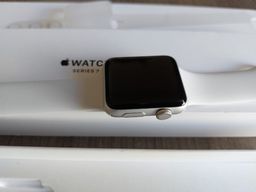 Título do anúncio: Apple Watch Series 3 GPS - 42mm - Caixa prateada de alumínio com pulseira esportiva branca