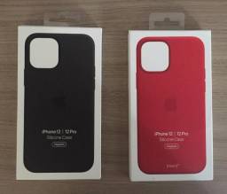 Título do anúncio: Vendo Capinhas Originais Apple (Preta e Vermelha) - Nunca Usadas - Para Iphone 12 Pro 