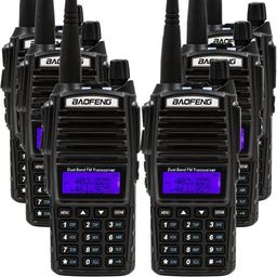 Título do anúncio: 6 Rádios Comunicador Baofeng Dual Band Vhf Uhf Portátil UV-82