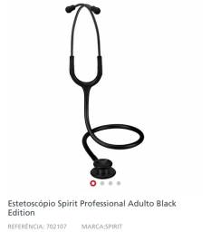 Título do anúncio: Estetoscopio spirit Professional Black Edition. NOVO, nunca usado! 