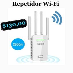 Título do anúncio: Repetidor Wifi e Roteador 4 Antenas Pix-link - Novo