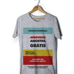 Título do anúncio: Camiseta Paracetaloca 100% Algodão Natural