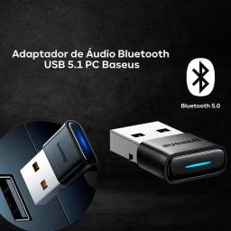 Título do anúncio: Adaptador de Áudio Bluetooth USB 5.1 PC Baseus