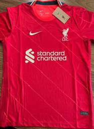 Título do anúncio: Camisa Liverpool 1 21/22 - Masculina