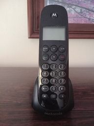 Título do anúncio: Telefone Sem Fio Motorola MOTO700 - Identificador de Chamada Preto