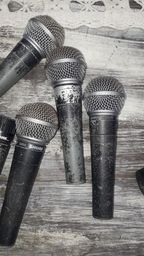 Título do anúncio: Microfones sobre sm58 e sm57 original madeira in Mexico