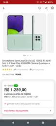 Título do anúncio: Celular Samsung a 22 verde 