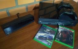 Título do anúncio: Xbox One 360 gb de memória + 2 Controles e 3 Jogos Originais