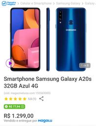 Título do anúncio: Smartphone Samsung Galaxy A20s 32G 