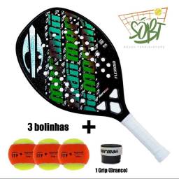 Título do anúncio: Raquete Tennis Carbono Mormaii Flexxxa + 3bolas E Grip