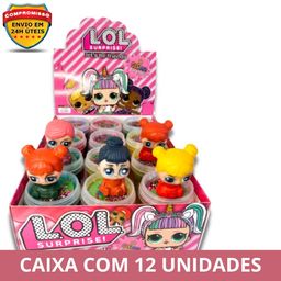 Título do anúncio: Caixa 12 Slime Massinha Lol Surprise + Boneco Surpresa (Slaime/Amoeba) Atacado
