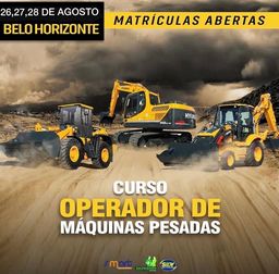 Título do anúncio: CURSO DE MÁQUINAS PESADAS!