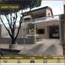 Título do anúncio: Casa para Venda em Cuiabá, Jardim Tropical, 3 dormitórios, 1 suíte, 4 banheiros, 4 vagas