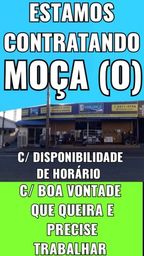 Título do anúncio: CONTRATA-SE MOÇA (O), C/ DISPONIBILIDADE DE HORÁRIO, LEIAM: