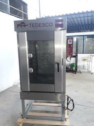 Forno turbo ag�s TEDESCOS 10 telas todo em a�o inox/MONTEIRO EQUIPAMENTOS