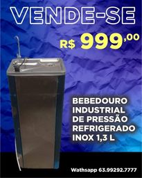 Título do anúncio: Bebedouro Industrial Pressão Refrigerado Inox 1,3 Litro