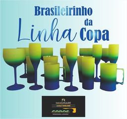 Título do anúncio: Copos Personalizáveis - Linha Brasileirinho na Copa