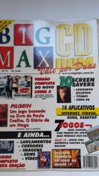 Título do anúncio: Vintage Revista Big Max Anos 90 - Ano 2 Nº 19 com CD's em ótimo estado - Colecionadores