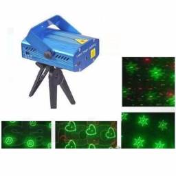 Título do anúncio: Projetor Holográfico Canhão Laser Festas Efeitos Luz-Strobo - Loja Coimbra Computadores