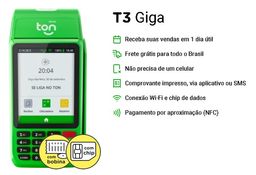 Título do anúncio: Maquininha T3 Giga - Ton