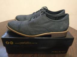 Título do anúncio: Vendo Sapato Perlatto Preto - Tamanho 42 - Novo