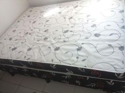 Cama box casal entrega na hora 7 cm de espuma