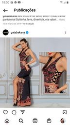 Título do anúncio: Vestido gatabakana  novo na etiqueta 